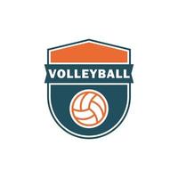 club de volley-ball logo vecteur