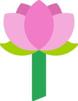 icône de vecteur de lotus