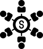 icône de vecteur de salaire