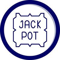 icône de vecteur de jackpot