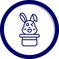 icône de vecteur de lapin