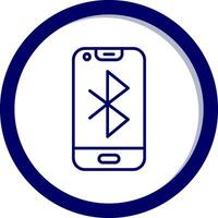 icône de vecteur de bluetooth