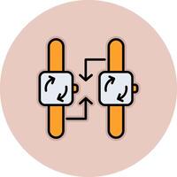 icône de vecteur de synchronisation