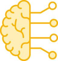 icône de vecteur d'intelligence artificielle