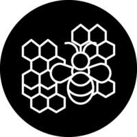 abeille thérapie vecteur icône