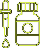 icône de vecteur de compte-gouttes