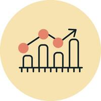 icône de vecteur de graphique à barres