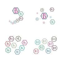 modèle de conception d'illustration d'icône de vecteur complexe b