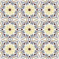 ornement sans couture modèle. mandala Contexte vecteur