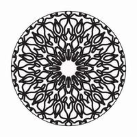 vecteur rond cercle abstrait. style mandala. eps 10