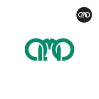 lettre qmo monogramme logo conception vecteur