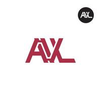 lettre avl monogramme logo conception vecteur