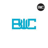 lettre bwc monogramme logo conception vecteur