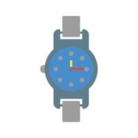 l'horloge icône vecteur ou logo illustration plat Couleur style