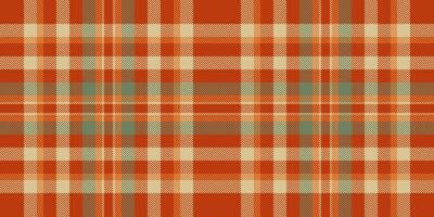 chinois Nouveau année en tissu textile modèle, punk tartan sans couture Contexte. disposition plaid texture vecteur vérifier dans Orange et ambre couleurs.