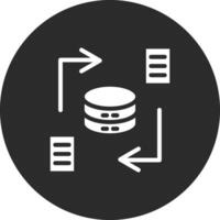 icône de vecteur de synchronisation de données