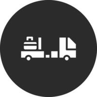 bagages un camion vecteur icône