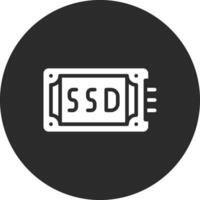 icône de vecteur ssd