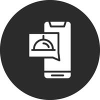 icône de vecteur d'application alimentaire