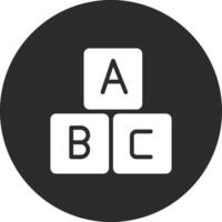 abc blocs vecteur icône