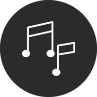 icône de vecteur de note de musique