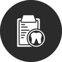 icône de vecteur d'enregistrement dentaire