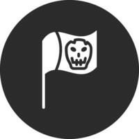 icône de vecteur de drapeau pirate