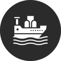pétrole navire vecteur icône