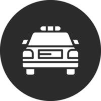 icône de vecteur de voiture de police