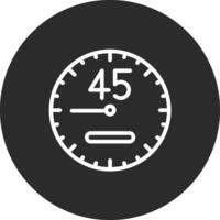 icône de vecteur de 45 minutes
