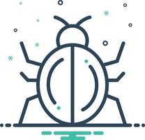 icône de mélange pour bug vecteur