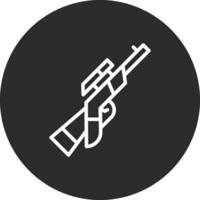 icône de vecteur de fusil de sniper