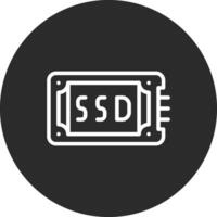 icône de vecteur ssd