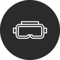 icône de vecteur de lunettes vr