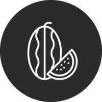 icône de vecteur de pastèque