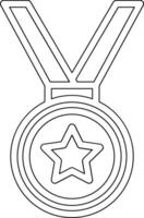 icône de vecteur de médaille