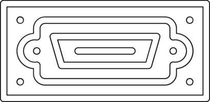 vga Port vecteur icône