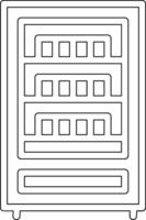 icône de vecteur de distributeur automatique