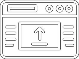 page Web télécharger vecteur icône