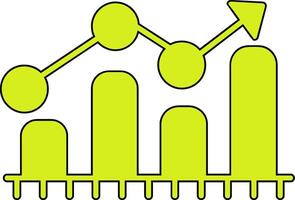 icône de vecteur de graphique à barres