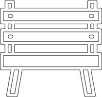 icône de vecteur de banc
