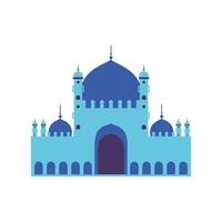 architecture de la mosquée classique vecteur
