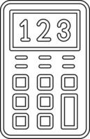 icône de vecteur de calcul