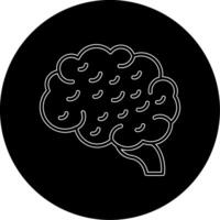 icône de vecteur de cerveau humain