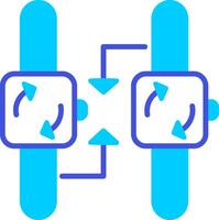 icône de vecteur de synchronisation