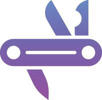 icône de vecteur de couteau de poche
