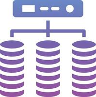 icône de vecteur de données volumineuses