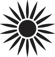 solaire étincelle Soleil logo icône brillant flamber Soleil symbolisme vecteur
