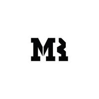 initiale lettre Monsieur logo ou rm logo vecteur conception modèle