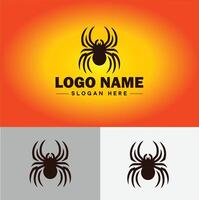 araignée logo vecteur art icône graphique pour entreprise marque affaires icône araignée logo modèle